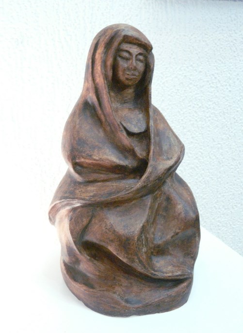 sculpture terre cuite anne claude fave
