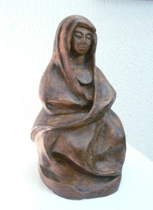 sculpture terre cuite anne claude fave